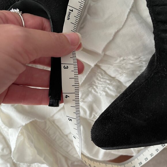 - Journee Over Knee Suede Boots - Picture 6 of 7